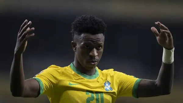 Vinicius Junior foi eleito o melhor jogador do mundo