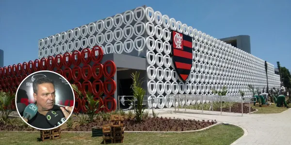 Vista da parte principal do CT do Flamengo