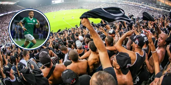 Vitor Roque deixa a torcida do Corinthians aliviada (Foto: Corinthians e Palmeiras)