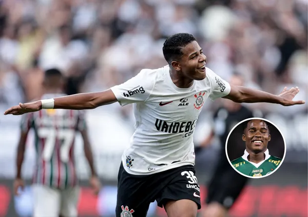 Wesley e ao lado Endrick