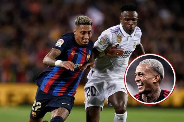 Wesley em detalhe pelo Flamengo