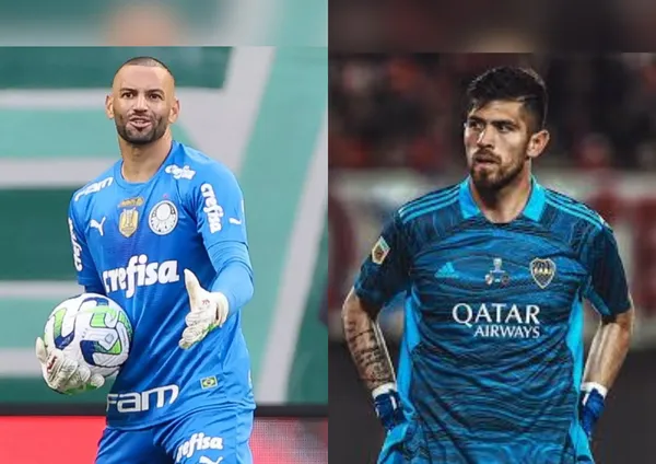 Weverton e ao lado Agustín Rossi
