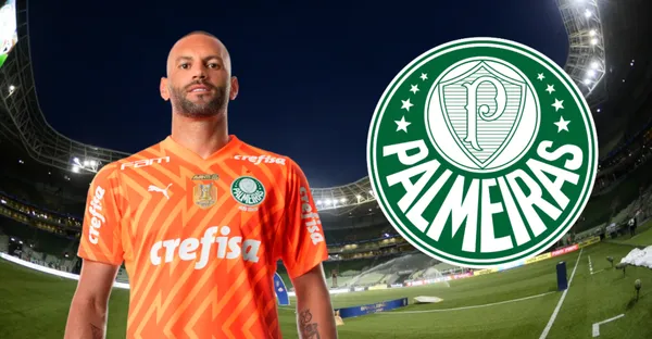 Weverton em ação pelo Palmeiras