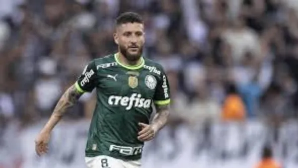 Zé Rafael em ação pelo Palmeiras