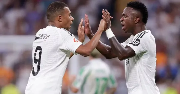 Vinicius Júnior e Mbappé são vaiados, mas decidem em vitória do Real Madrid em LaLiga