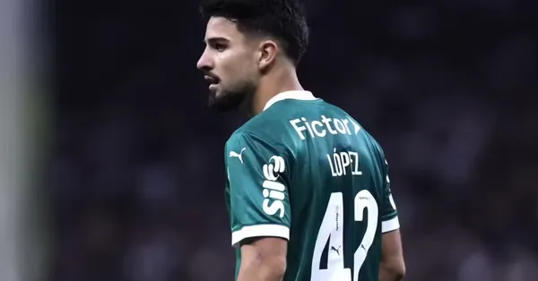 Flaco López pelo Palmeiras (Foto: Marina Uezima/Brazil Photo Press/Folhapress