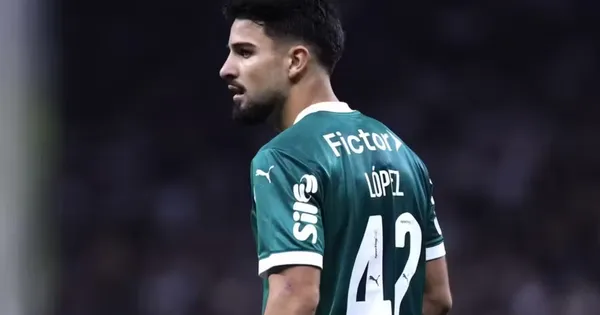 Flaco López pelo Palmeiras (Foto: Marina Uezima/Brazil Photo Press/Folhapress