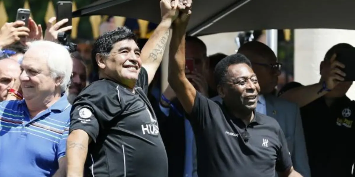 A relação entre Maradona e Pelé sempre foi de uma incrível amizade que jamais permitiu a rivalidade criada em torno disso
