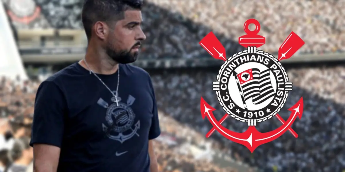 António Oliveira triste com a camisa do Corinthians