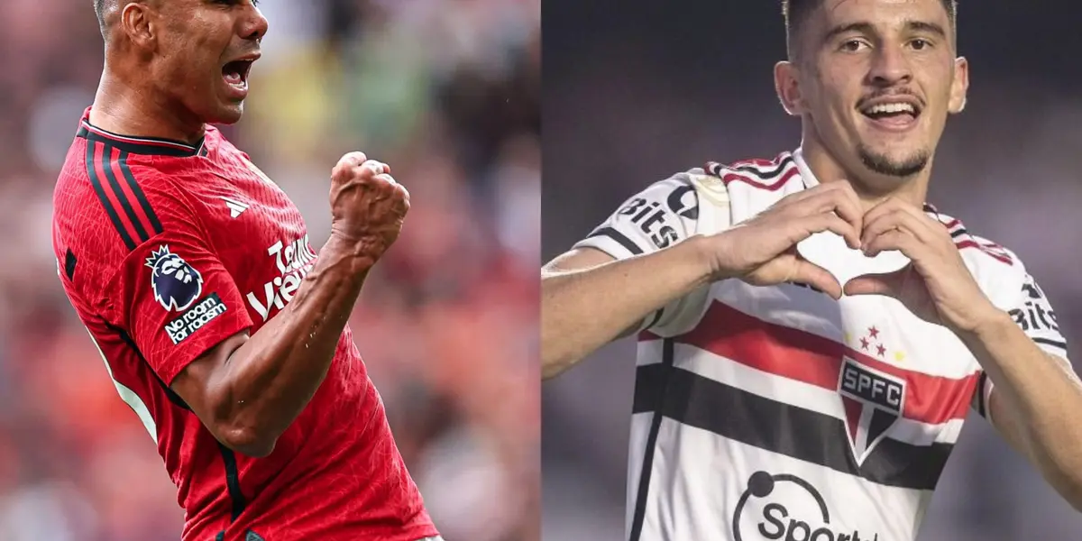 Casemiro e Pablo Maia