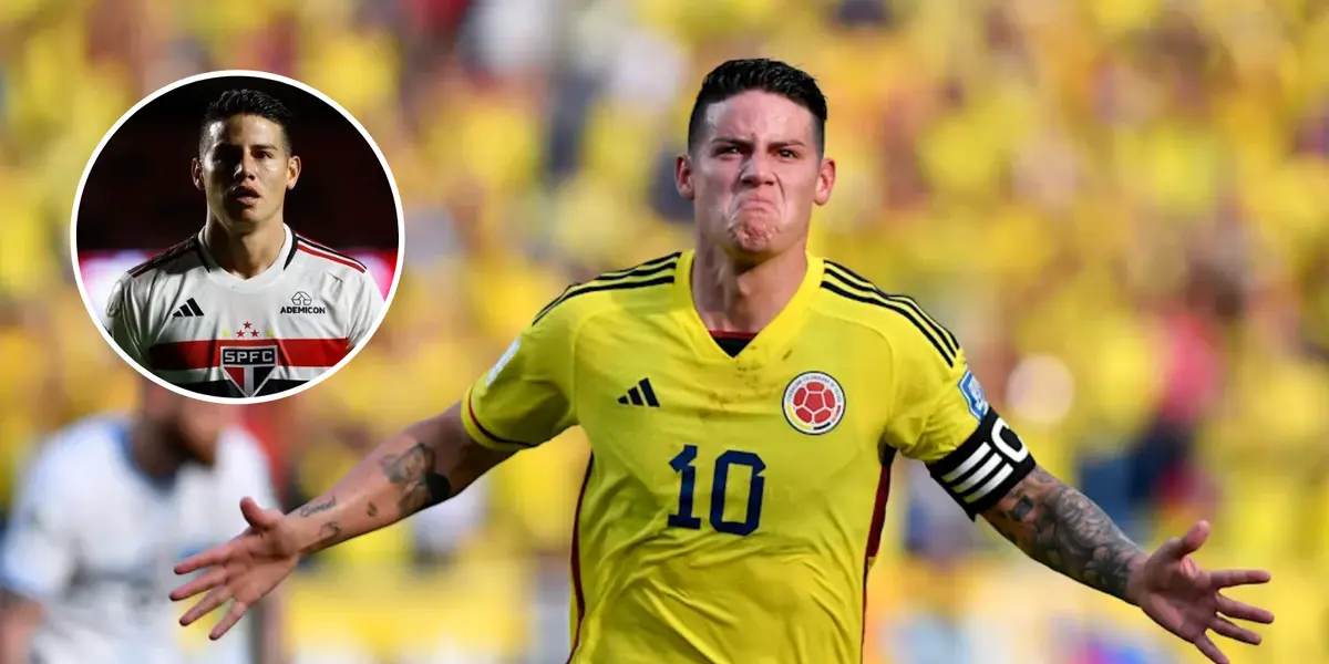 Diferente do que acontece no Brasil, James Rodríguez é elogiado na Colômbia