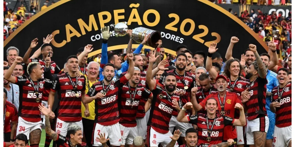 Elenco do Flamengo campeão da Libertadores de 2022