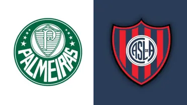 Escudo do Palmeiras e do San Lorenzo