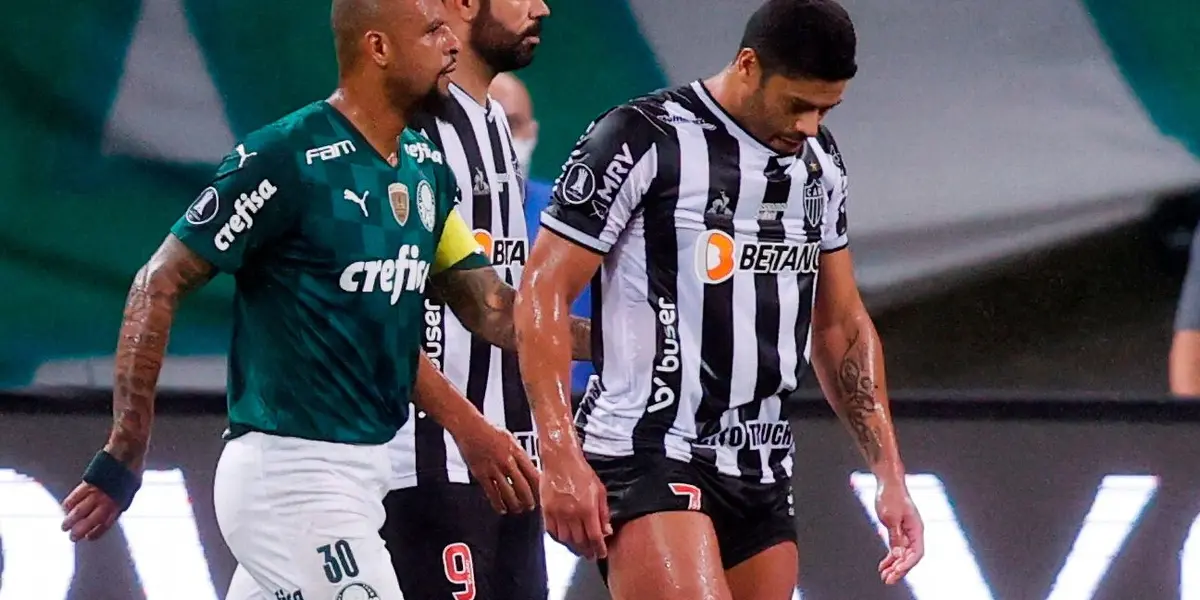 Felipe Melo pede reforços para o Palmeiras e trio do Galo seria sua condição para ficar no Verdão