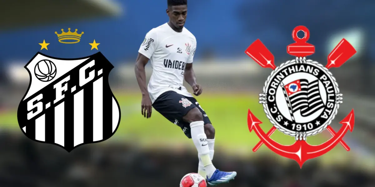 Félix Torres falha no Corinthians e João marca para o Santos
