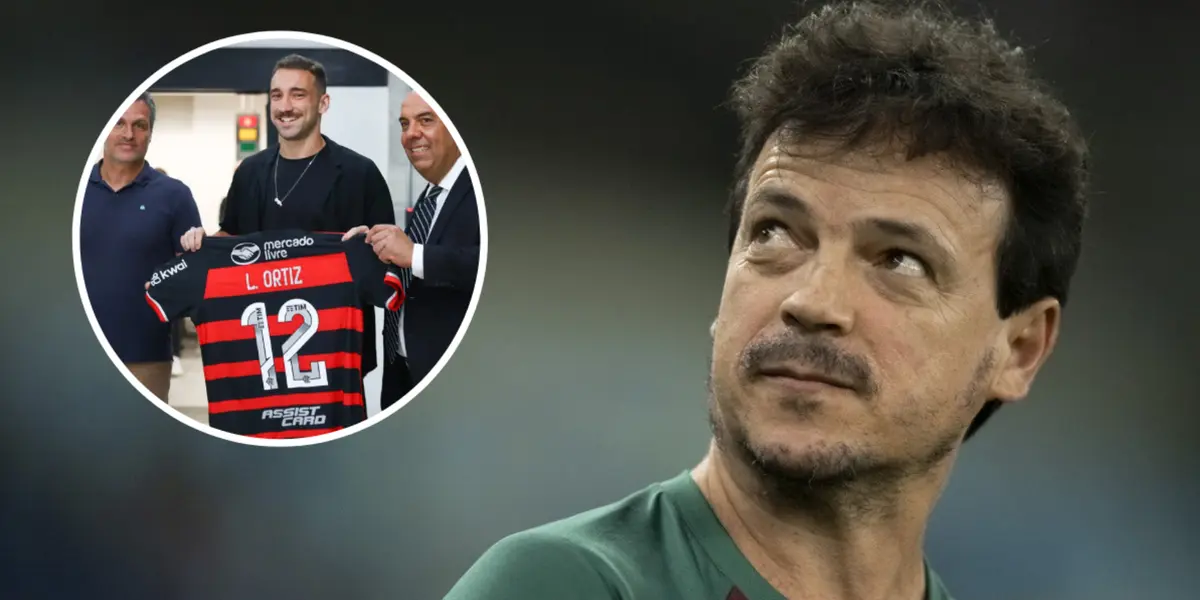 Fernando Diniz e Léo Ortiz