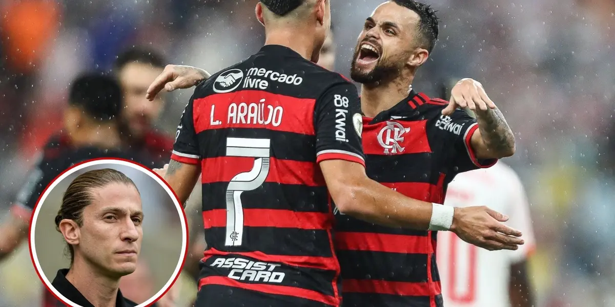 Filipe Luís no detalhe