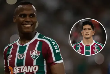 Germán Cano e Jhon Arias estão em disputa no Fluminense