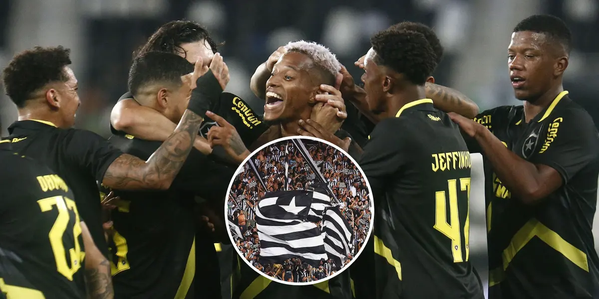 Jogadores do Botafogo