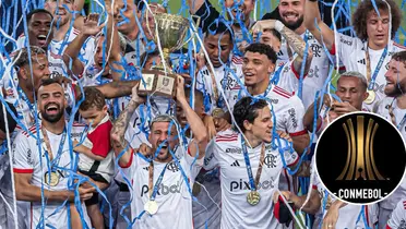 Jogadores do Flamengo comemoram o título do Campeonato Carioca