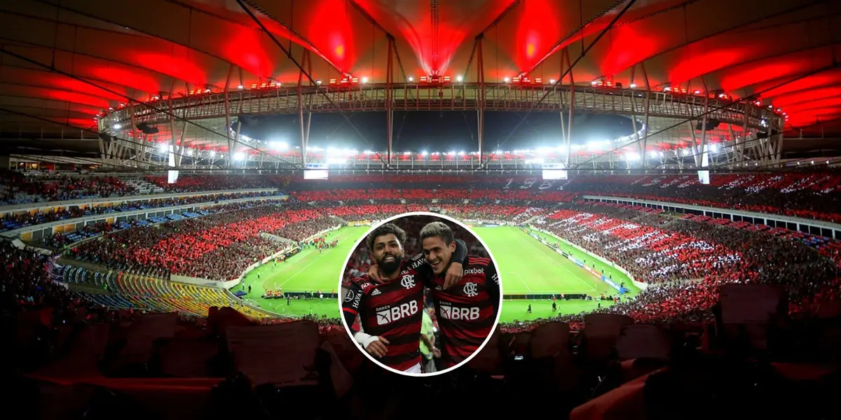 Maracanã lotado pela torcida do Flamengo em dia de jogo do time carioca