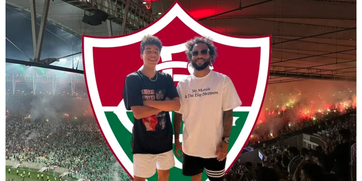 Marcelo e seu filho Enzo Alves