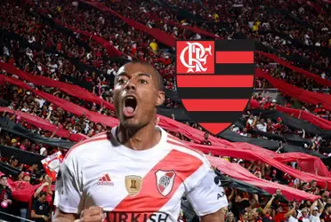 Nicolás De La Cruz está de chegada ao Flamengo