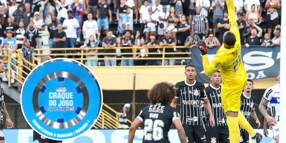 O Corinthians ficou em um empate em 0 a 0 com o Água Santa