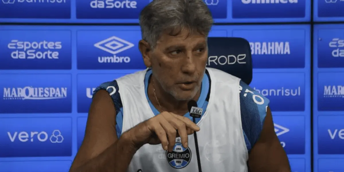 Renato Portaluppi, técnico do Grêmio, ficou insatisfeito com a atuação da equipe no empate em 3 a 3 com o Bragantino, na noite deste domingo