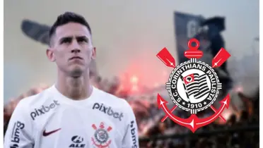 Rojas com a camisa do Corinthians