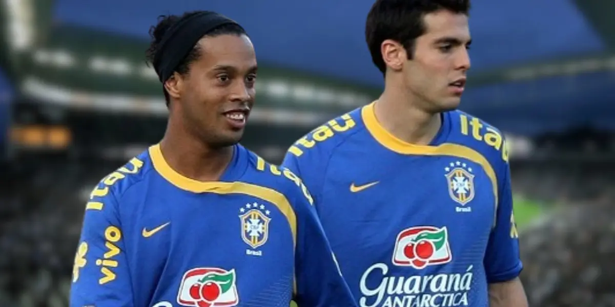 Ronaldinho Gaúcho e Kaká