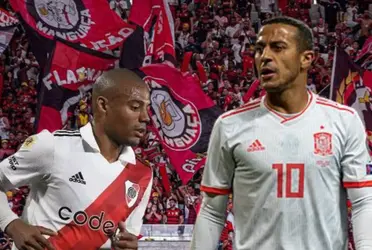 Thiago Alcântara e o algo do Flamengo 