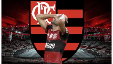 Thiago Maia com a camisa do Flamengo