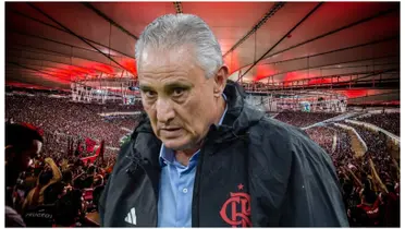 Tite com a camisa do Flamengo