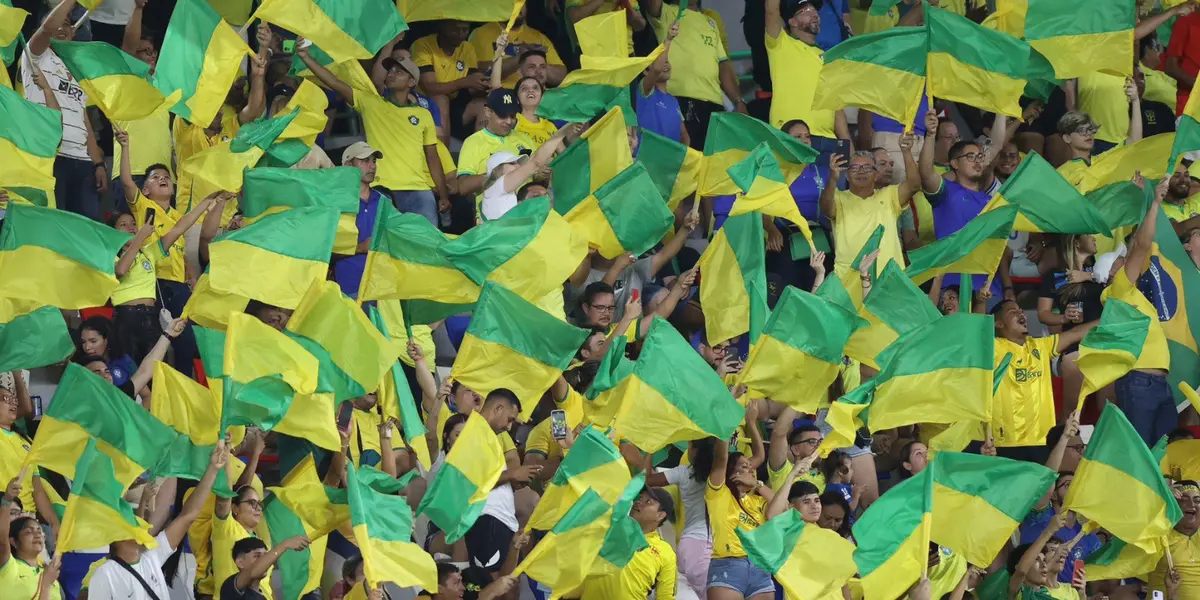 A atitude da torcida da Seleção Brasileira (Foto: CBF)