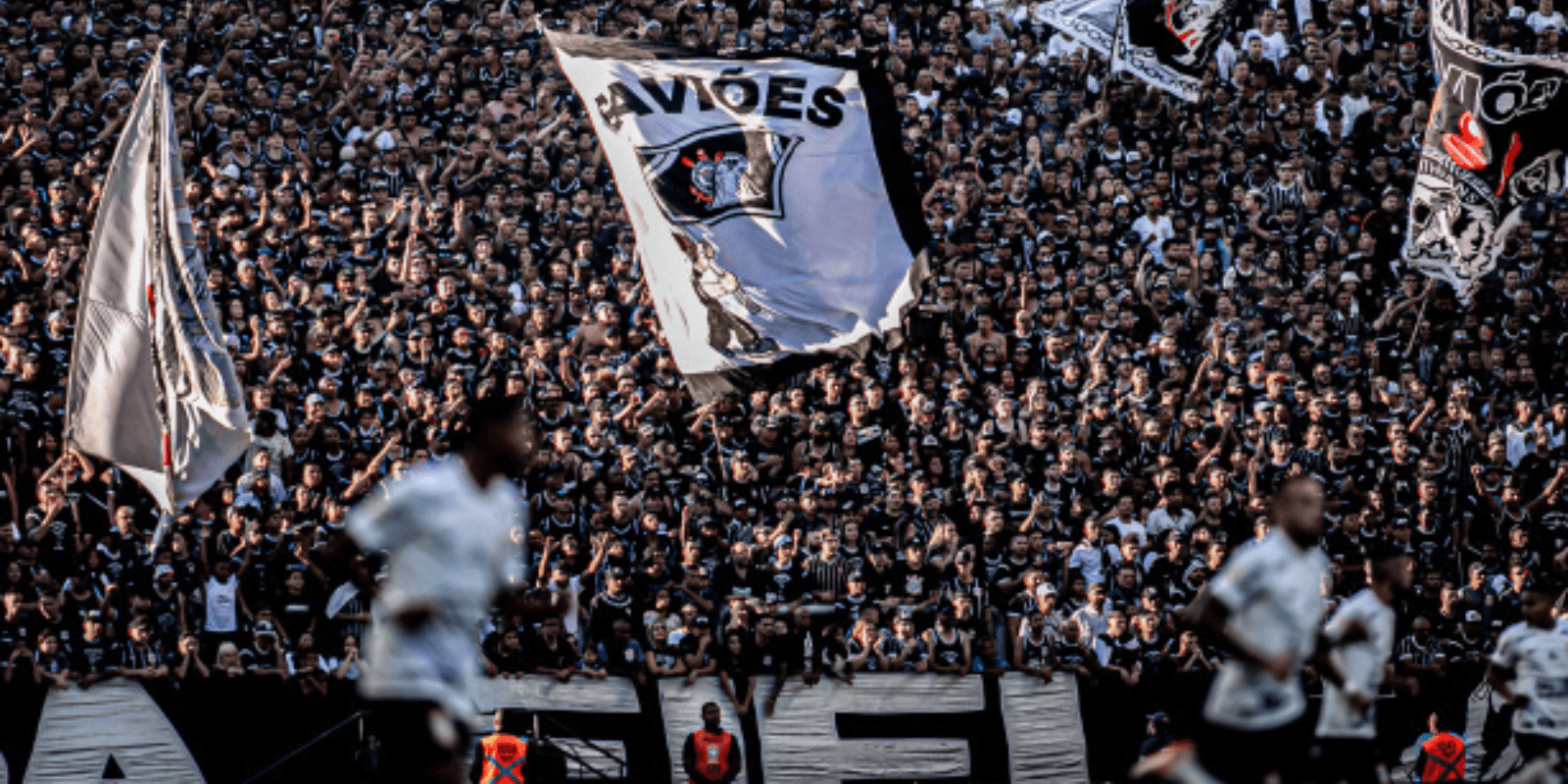 A atitude da torcida do Corinthians (Foto: Corinthians)