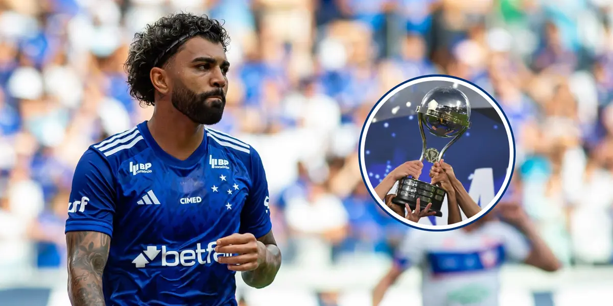 A atitude da torcida do Cruzeiro com Gabigol (Foto: Cruzeiro)