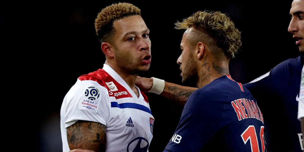A atitude de Depay a chegada de Neymar ao Santos