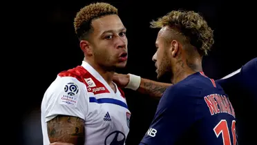 A atitude de Depay a chegada de Neymar ao Santos