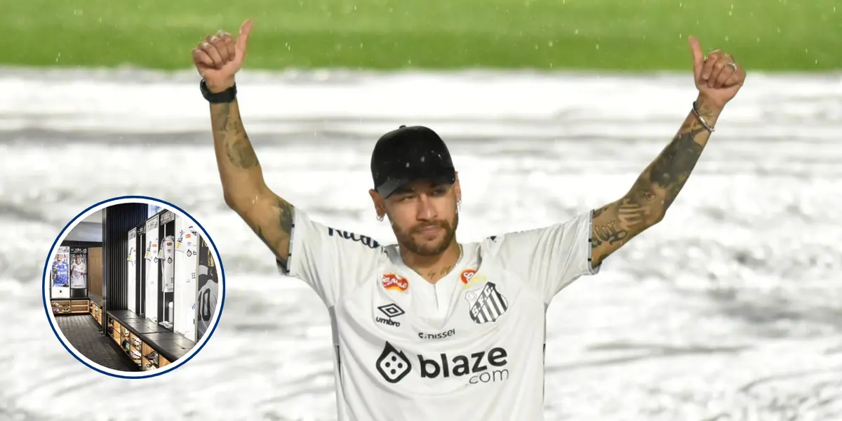 A atitude de Neymar dentro do Santos (Foto: Santos)