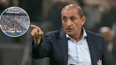 A atitude de Rmón Diaz que anima a torcida do Corinthians