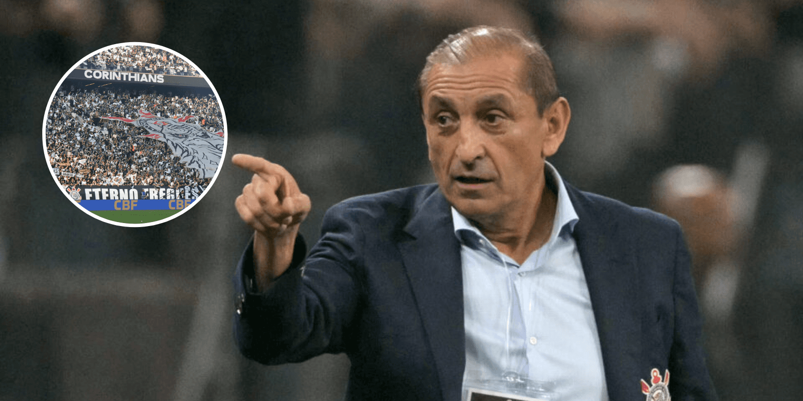 A atitude de Rmón Diaz que anima a torcida do Corinthians