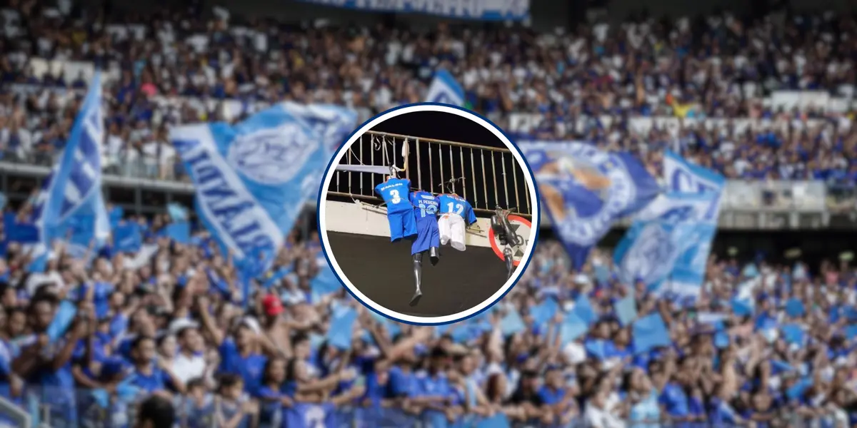 A atitude de torcedores do Cruzeiro que assustam três jogadores (Foto: Cruzeiro)