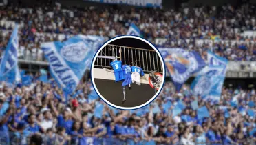 A atitude de torcedores do Cruzeiro que assustam três jogadores (Foto: Cruzeiro)