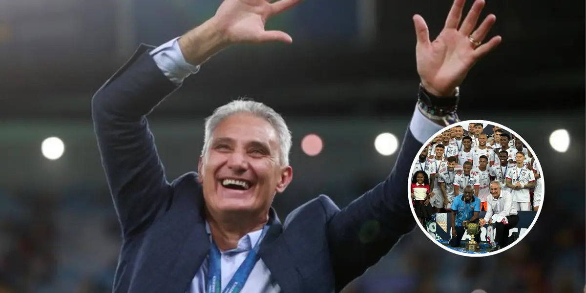 A comemoração do título foi emocionante