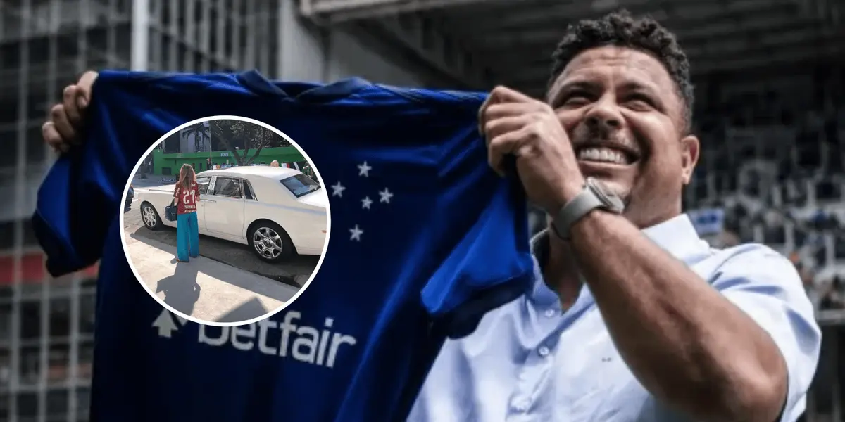 A diferença nos carros de Leila Pereira e Ronaldo