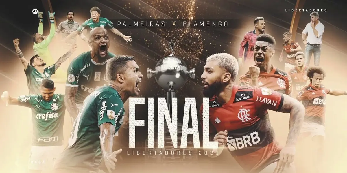 A dois dias da grande final da Copa Libertadores, saiba onde assistir a Palmeiras e Flamengo