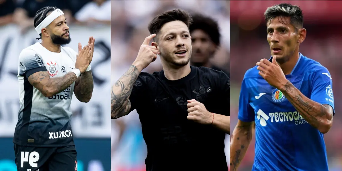 A dor de cabeça que o Corinthians tem que lidar (Foto: Corinthians e Getafe)