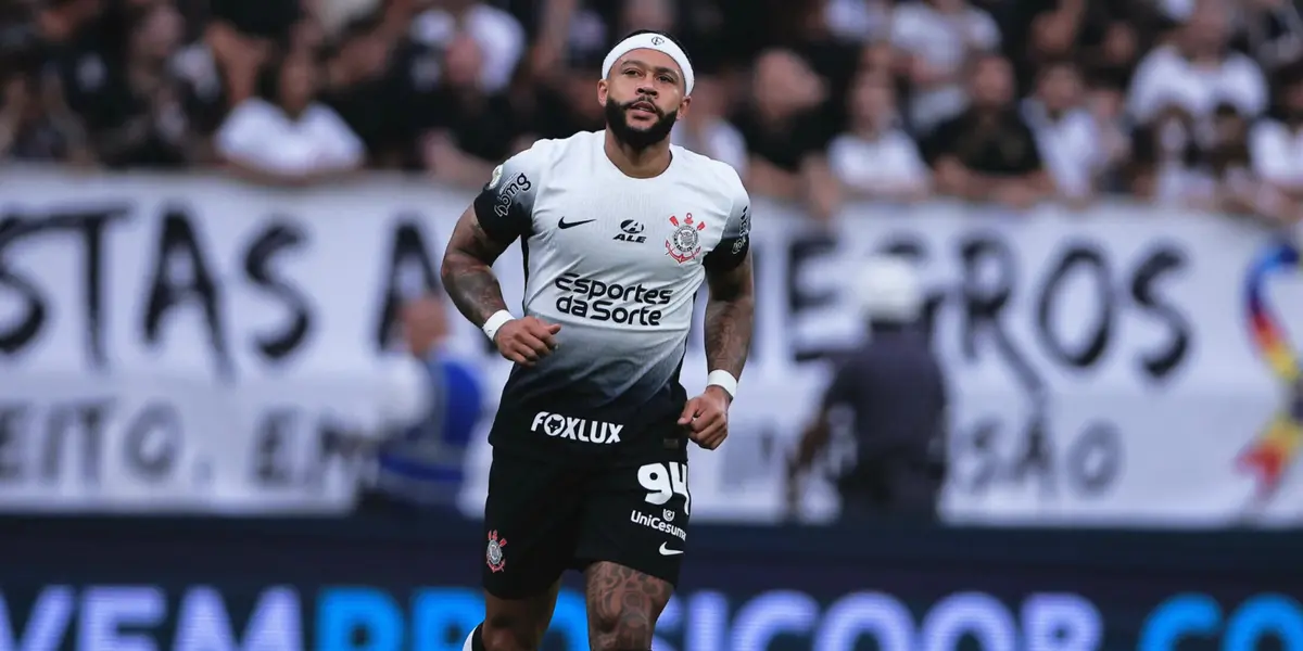 A estatística que Memphis Depay se destaca no Brasil (Foto: Corinthians)