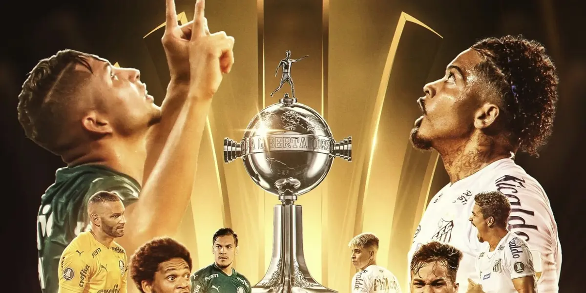 A final da Copa Libertadores 2020 entre Palmeiras e Santos neste sábado, no Maracanã do Rio de Janeiro